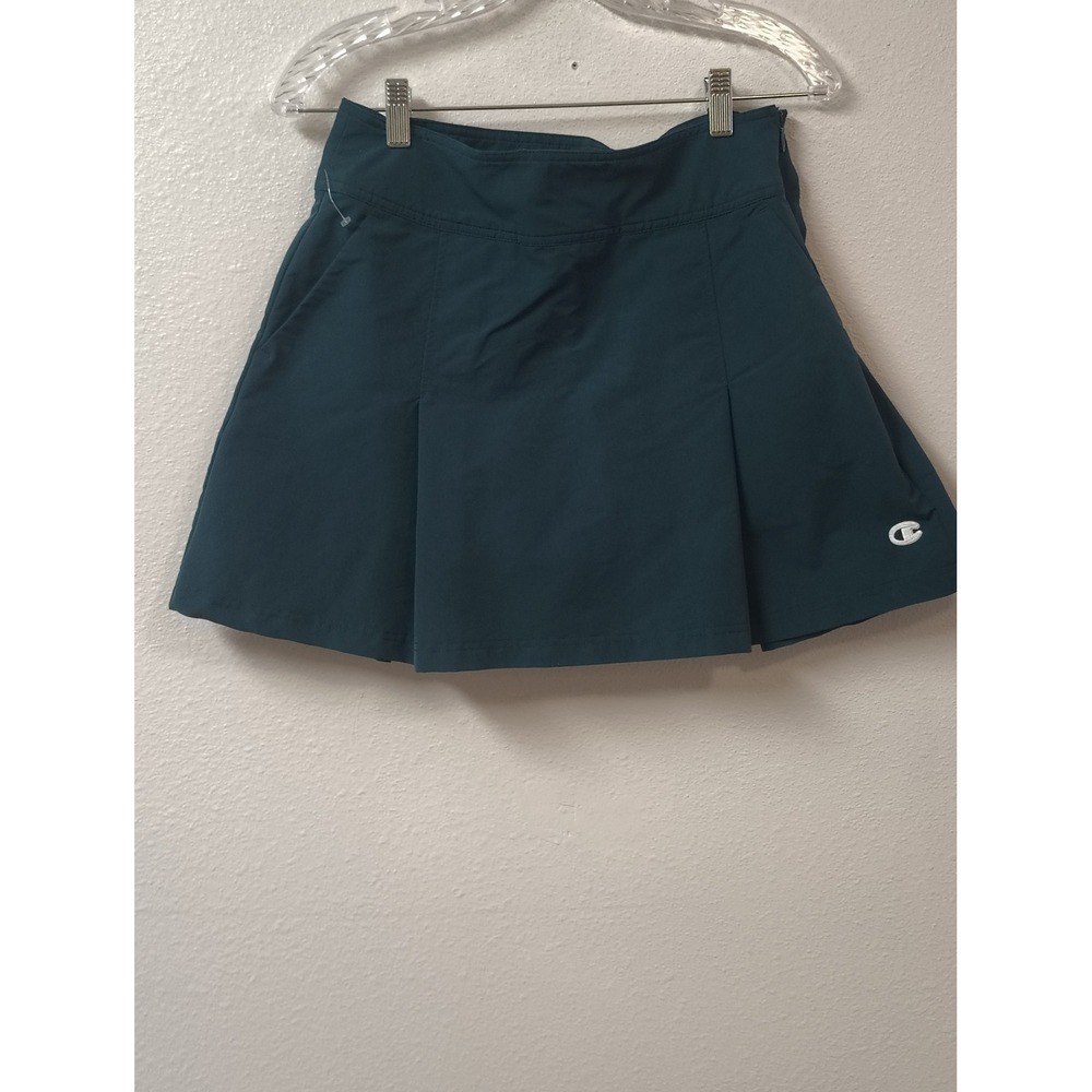 Champion Womens Teal Green Pleated Athletic Skort Tennis Golf‎ Skirt Size 4